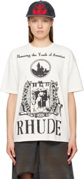 Rhude White 'Youth of America' T-shirt