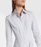 Gabriela Hearst Eugene cotton shirt dress