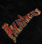 Palm Angels - Logo-Embellished Cotton-Corduroy Bomber Jacket - Men - Black