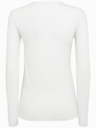 ANNAGRETA Sofia Long-sleeve Stretch Jersey T-shirt
