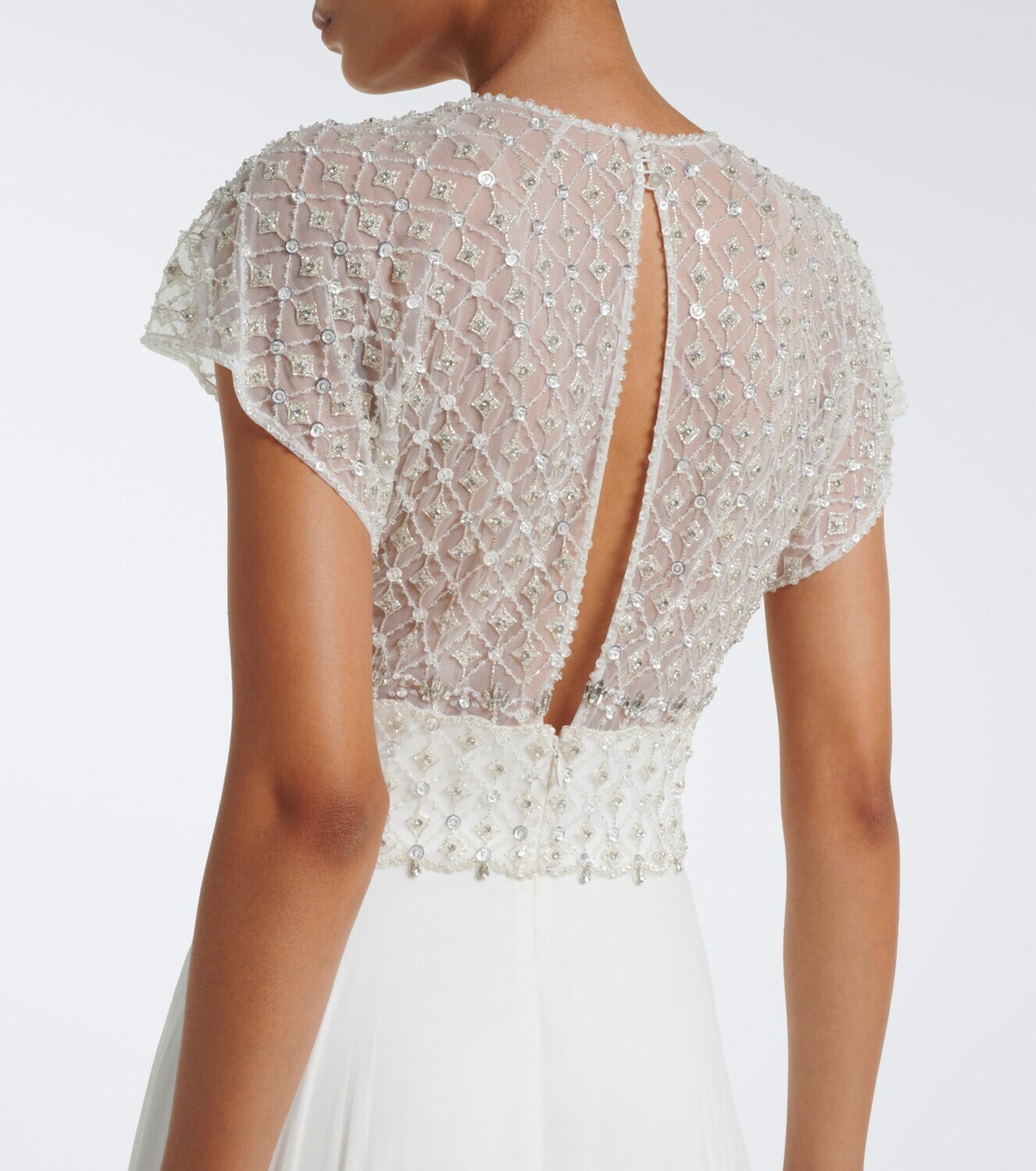 Jenny Packham Bridal Momento tulle and silk chiffon gown