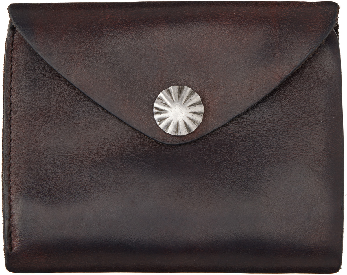 RRL - Surveyor Logo-Embossed Leather Wallet with Chain RRL RRL - Surveyor Logo-Embossed Leather Wallet with Chain RRL