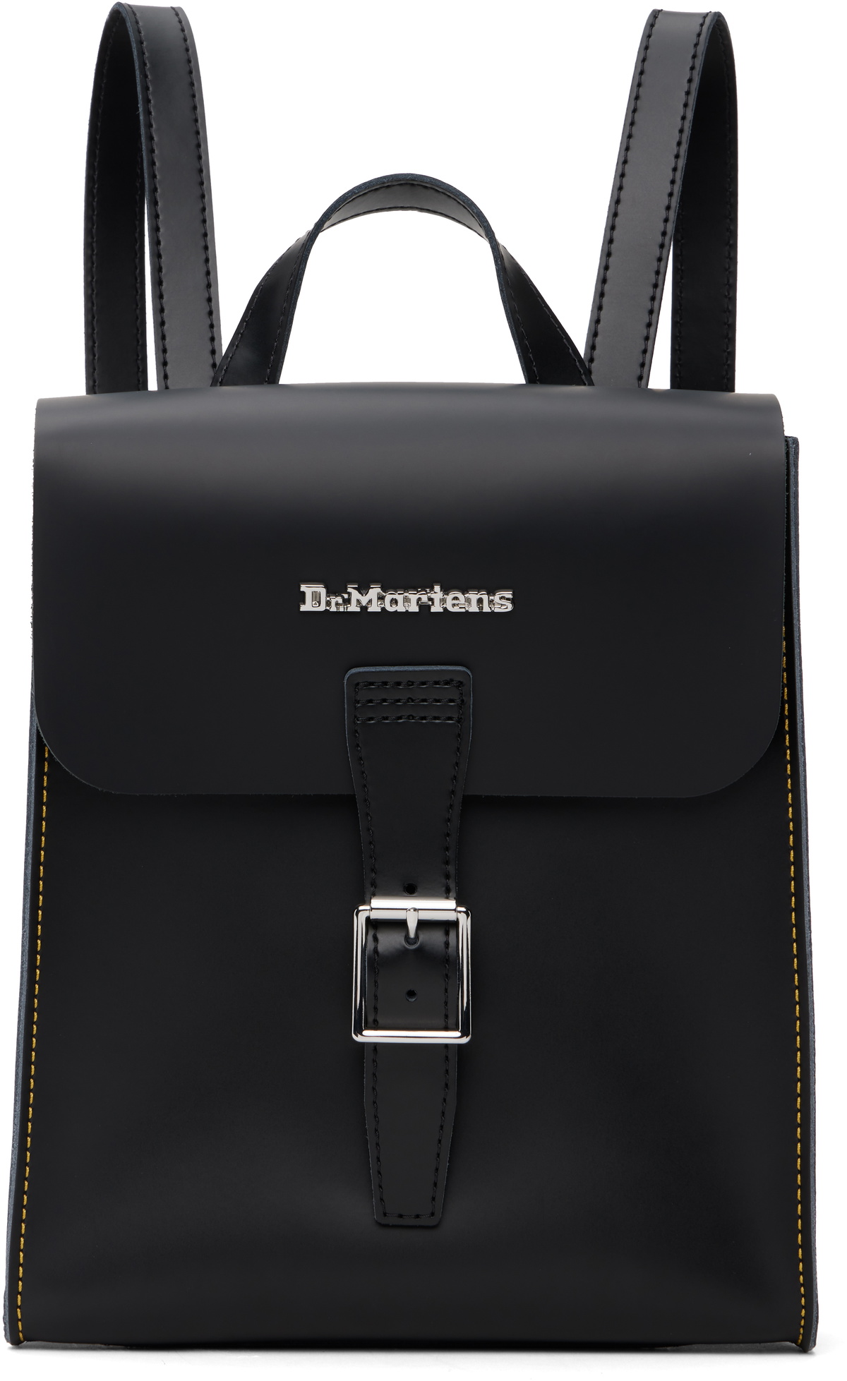 Dr. Martens Black Leather Mini Backpack