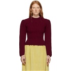 Lemaire Red Puffy Sleeves Sweater