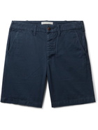 Outerknown - Fort Straight-Leg Organic Cotton-Twill Chino Shorts - Blue