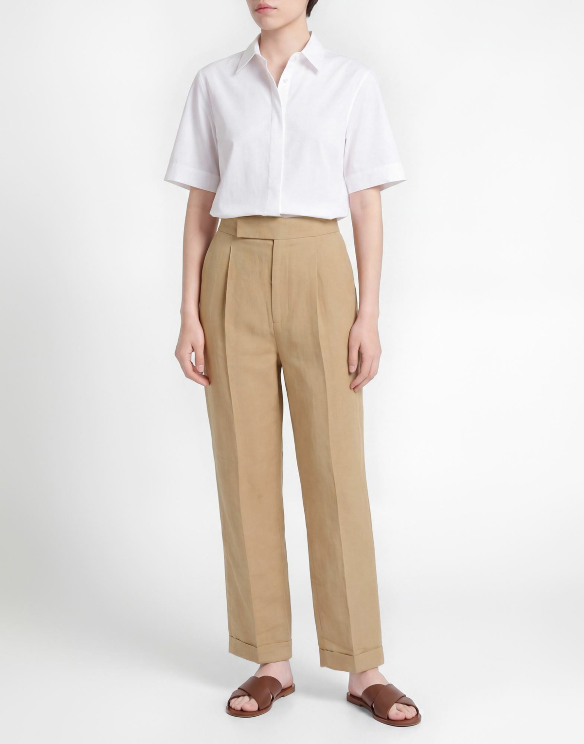 Ralph Lauren Collection Womens Pants Sand