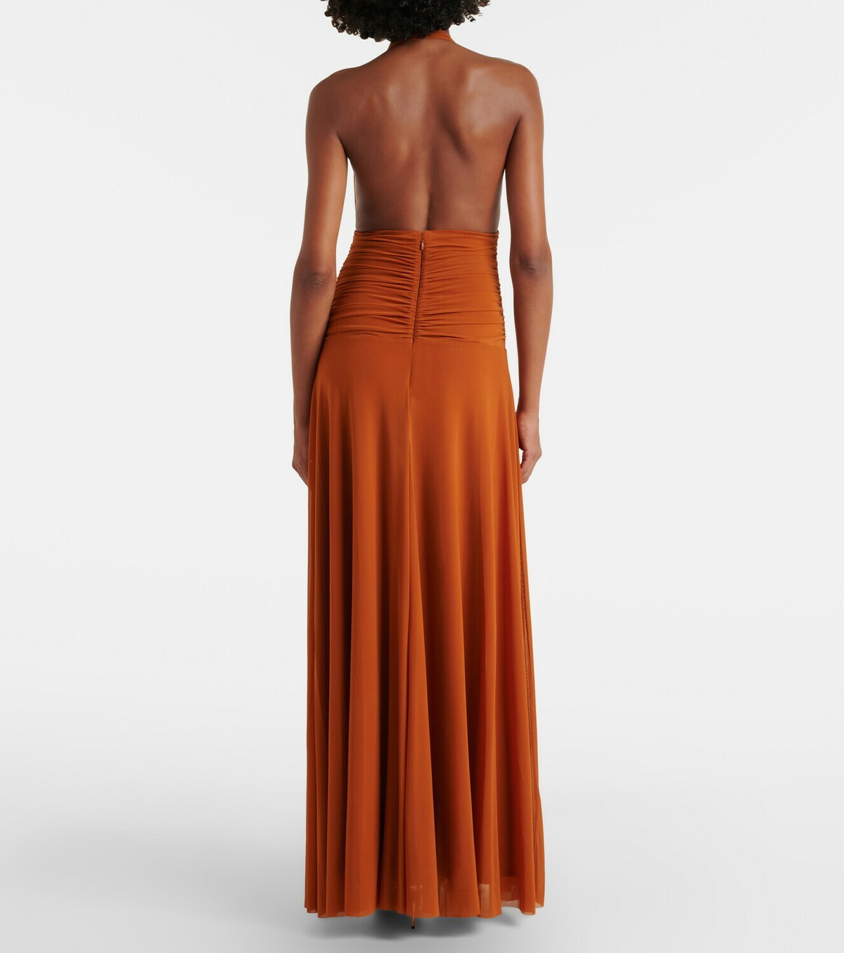 Staud Alessandra halterneck maxi dress