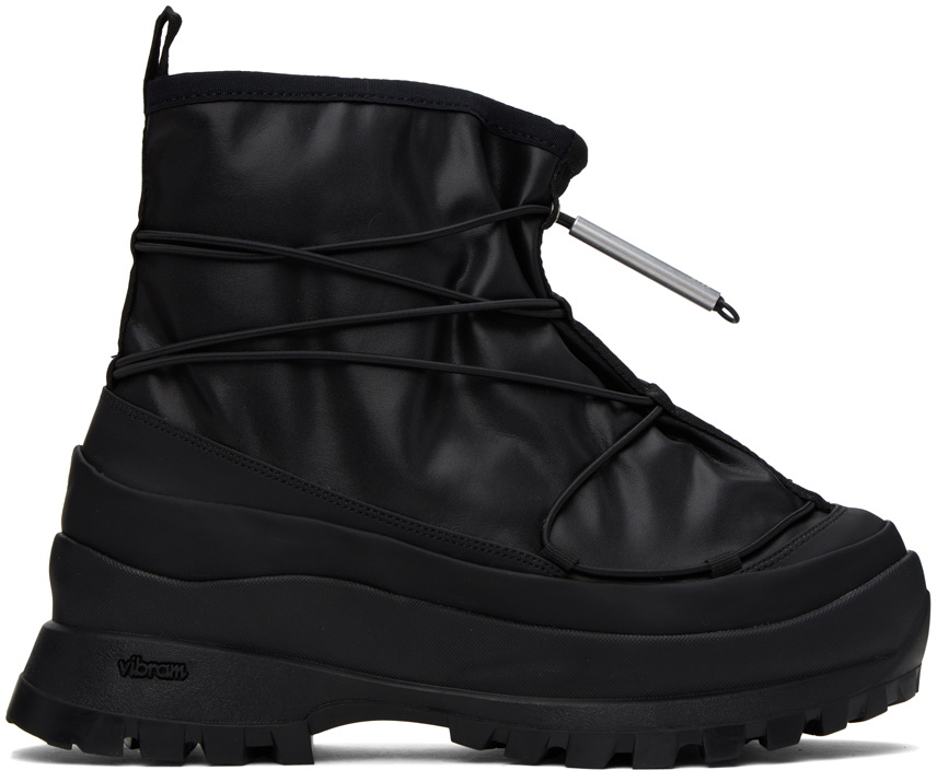 VEIN Black Layered Boots