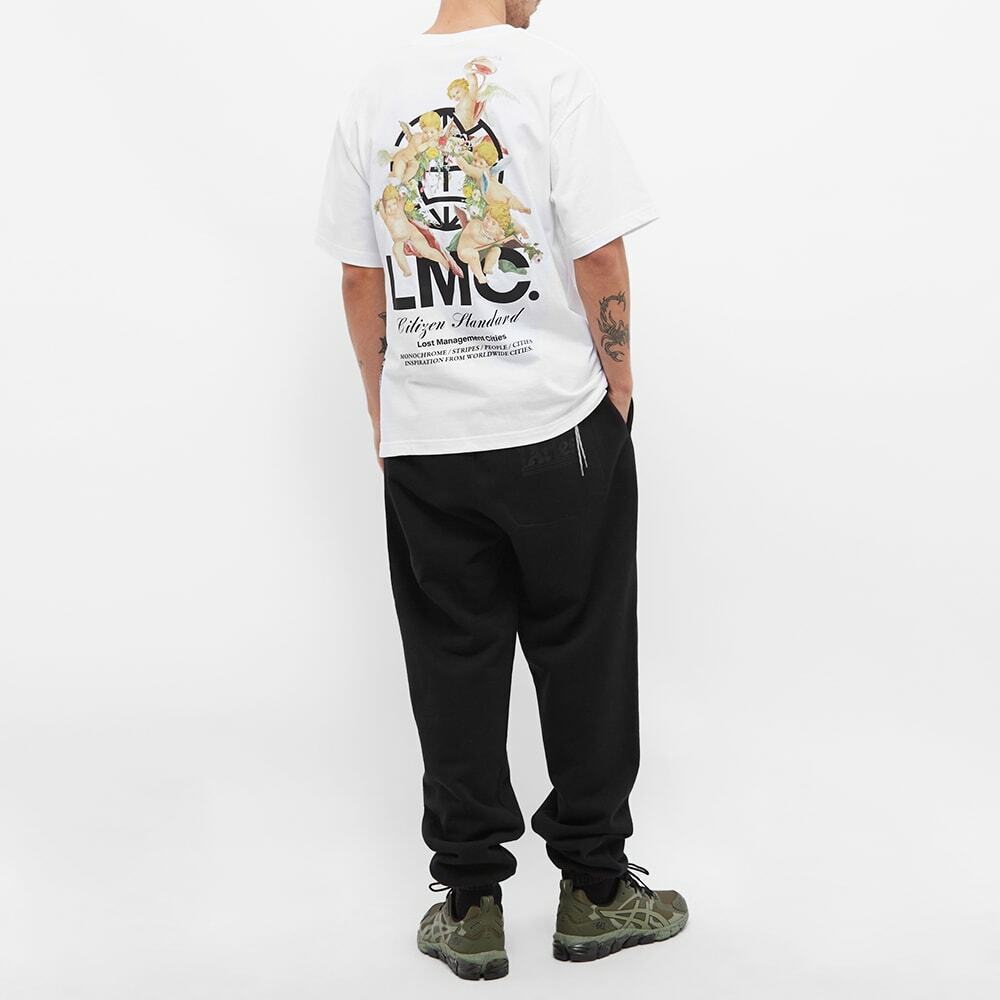 [LMC]UNISEX●ANGEL STRIPE TEE LMC Men's Babe Angel T-Shirt in White LMC