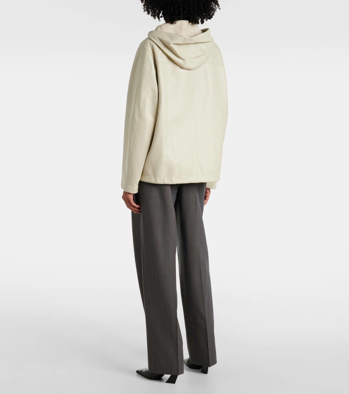 Bottega Veneta Oversized leather jacket