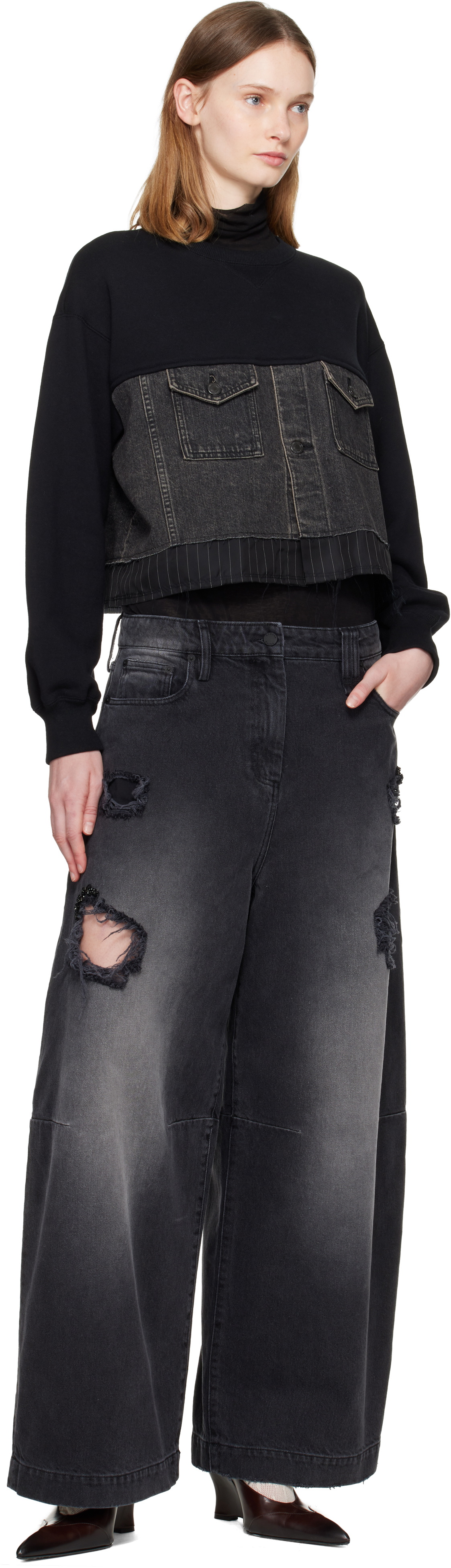 UNDERCOVER Black UP2E1811 Sweatshirt