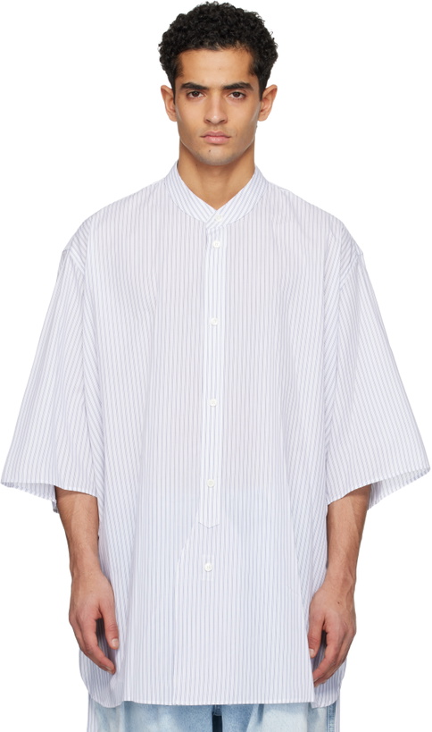 Photo: Hed Mayner White Short Sleeve Shirt