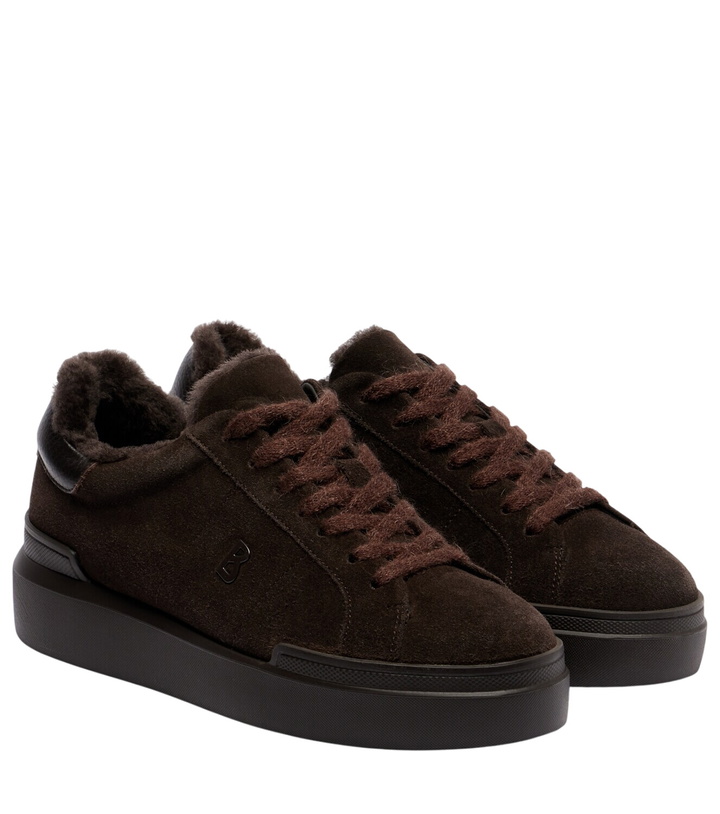 Photo: Bogner Hollywood 32 shearling-lined suede sneakers