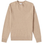 Moncler Men's Crew Neck Knit in Beige