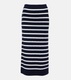 Polo Ralph Lauren Cable-knit wool midi skirt