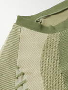ROA - Jacquard-Knit Base Layer - Green