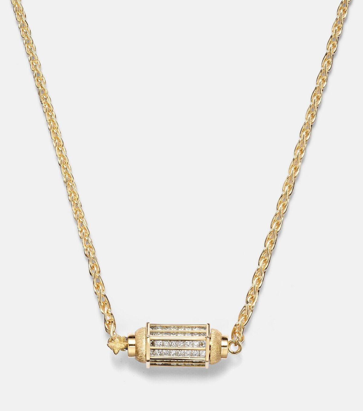 Marie Lichtenberg 18kt gold (750/1000) necklace with diamonds