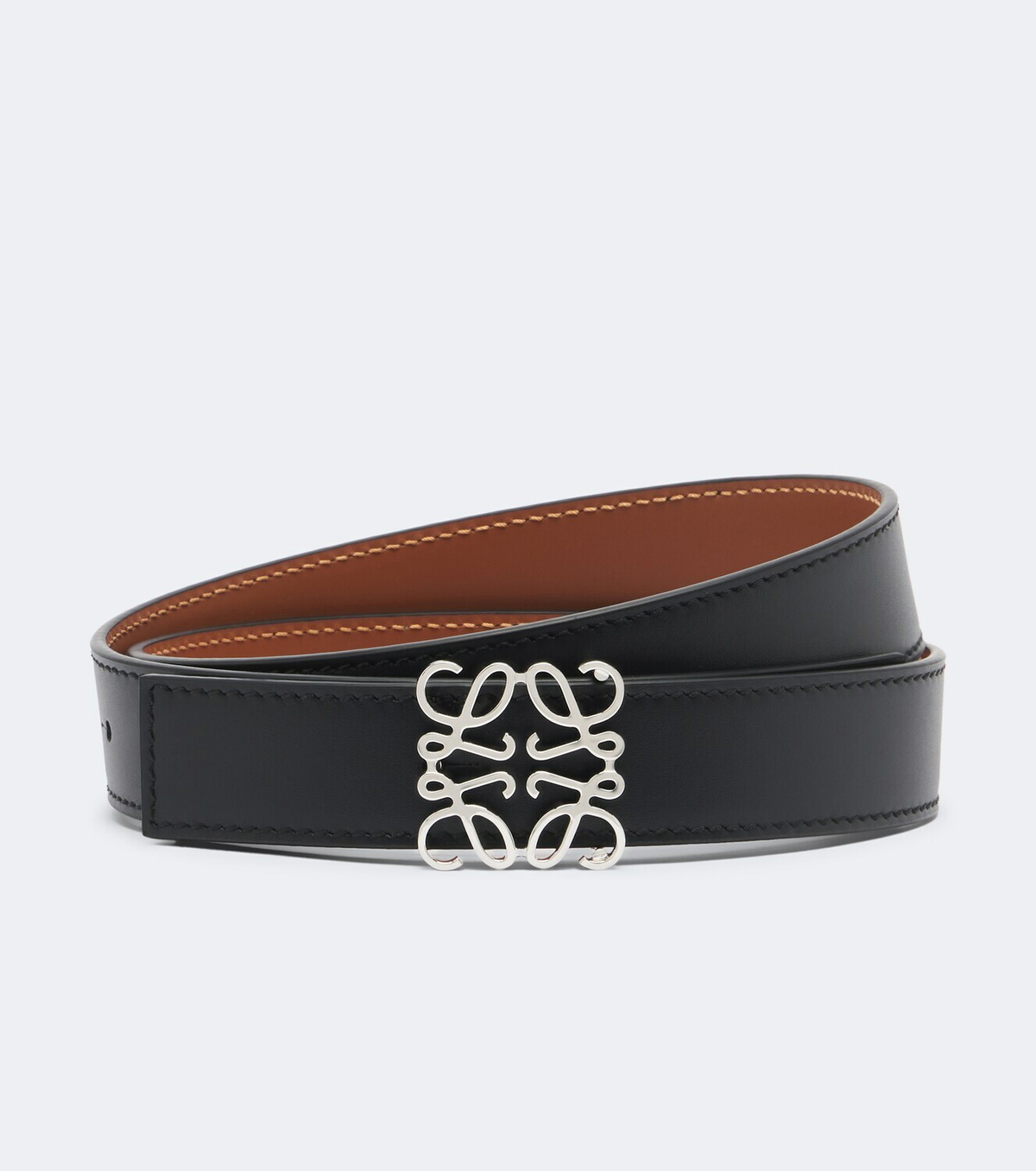 Loewe Anagram reversible leather belt