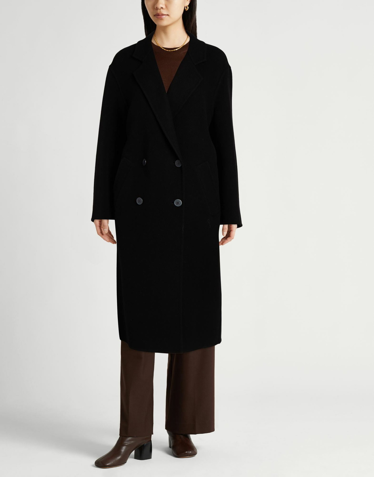 Peserico Womens Coat in Black