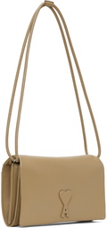 AMI Paris Taupe Wallet Strap Voulez Vous Bag