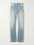 FULLCOUNT - Straight-Leg Distressed Jeans - Blue