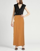 Jucca Womens Maxi skirt Camel