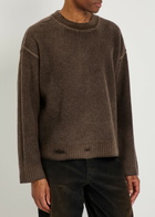 Represent Reversible Degradé Wool Jumper Black