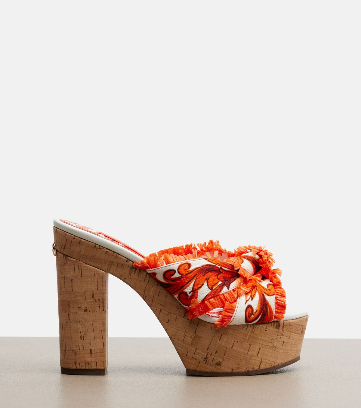 Dolce&Gabbana Majolica brocade platform sandals