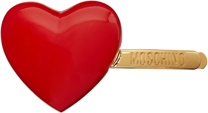 Photo: Moschino Red Heart Hair Clip