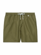 Loro Piana - Bay Straight-Leg Mid-Length Swim Shorts - Green