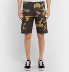 Carhartt WIP - Aviation Camouflage-Print Cotton-Ripstop Cargo Shorts - Green