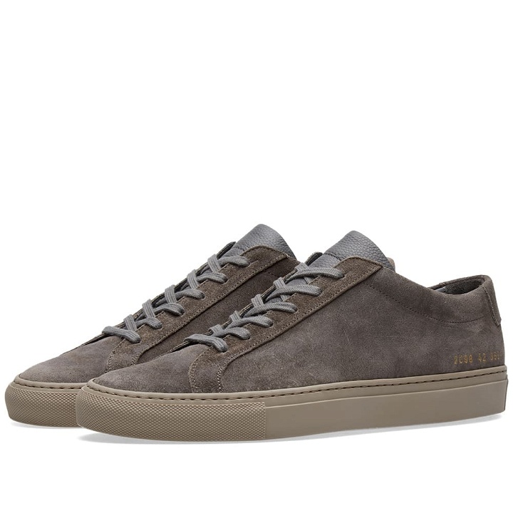 Photo: Common Projects Achilles Low Waxed Suede Grey
