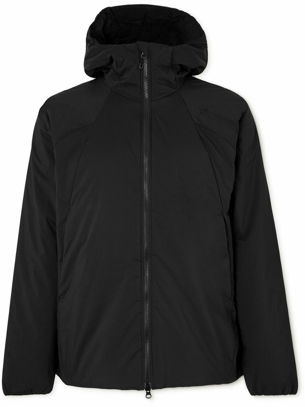 Photo: Goldwin - Pertex Quantum Air Ripstop Hooded Ski Jacket - Black