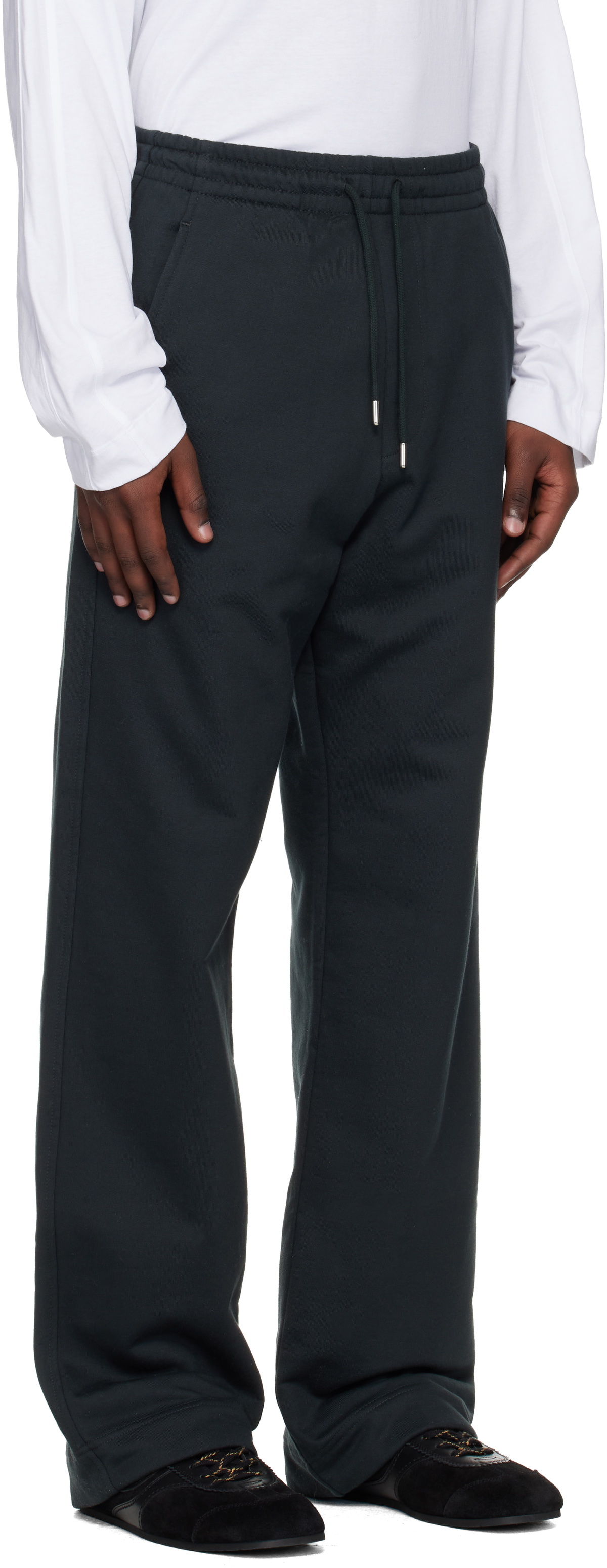 Dries Van Noten Black Drawstring Sweatpants