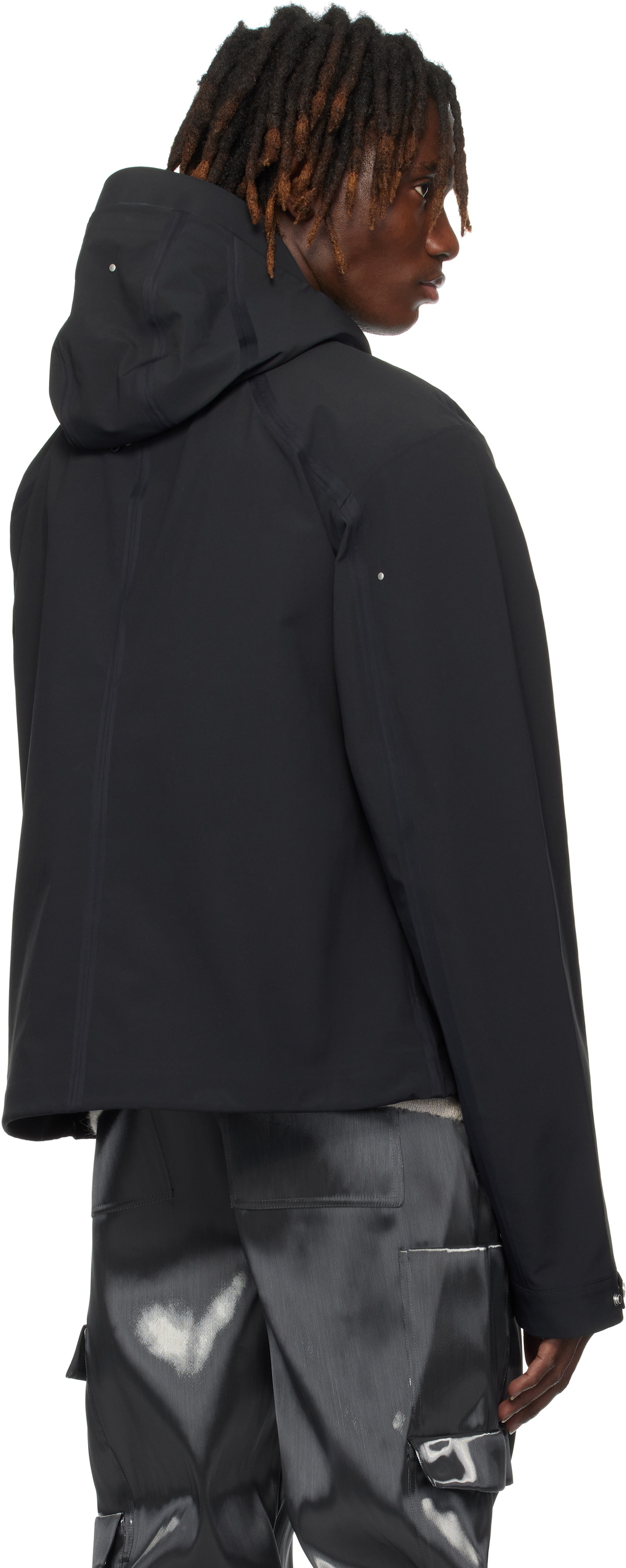 【HELIOT EMIL】 Cloisterd Technical Jacket HELIOT EMIL Black Cloisterd Technical Jacket Heliot Emil