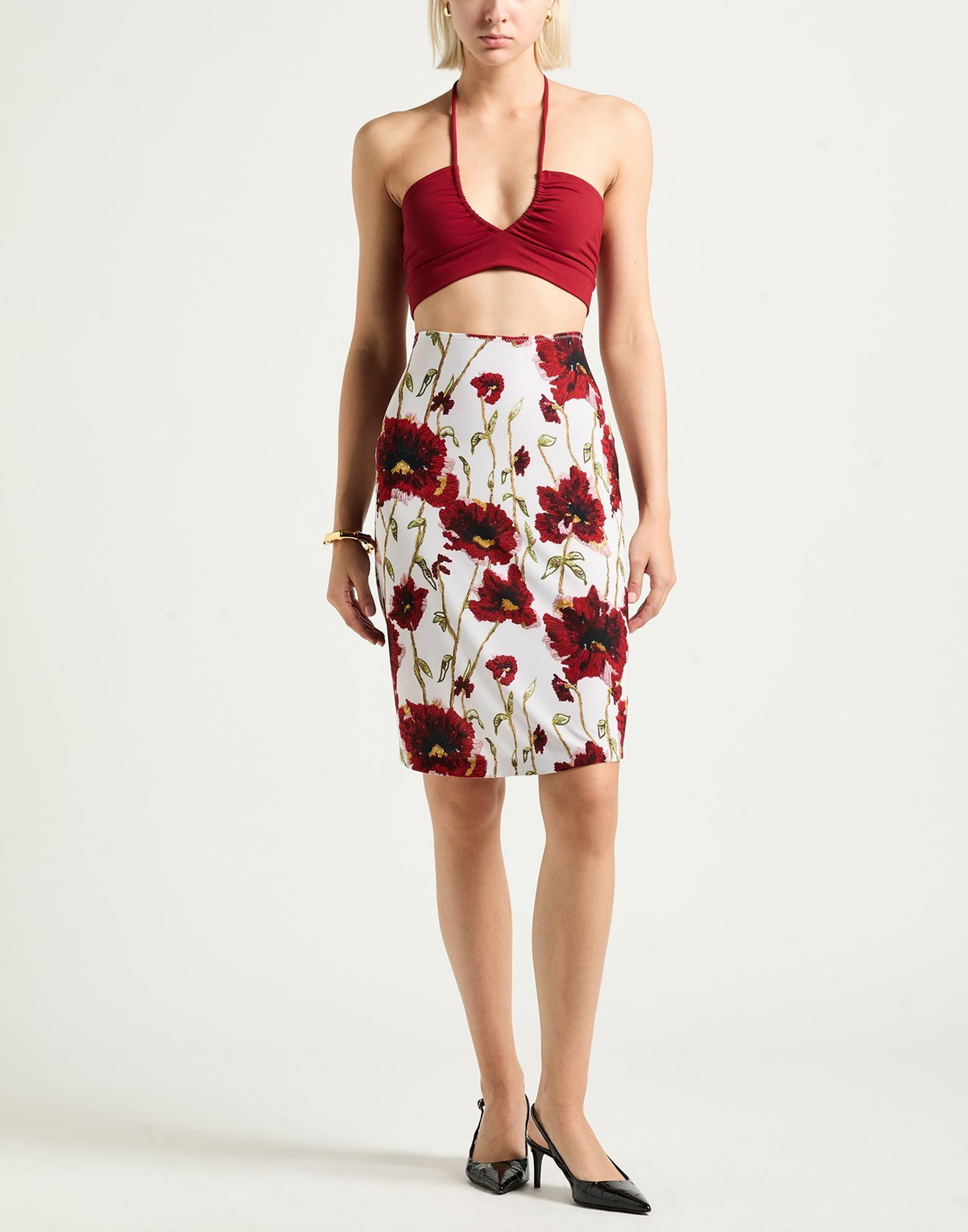 Live The Process Womens Top Burgundy