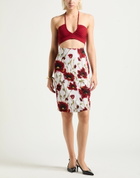 Live The Process Womens Top Burgundy