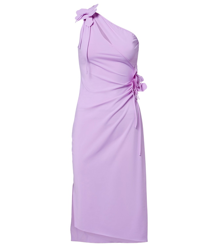 Photo: Coperni Floral-appliqué jersey cocktail dress