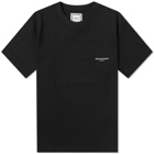 Wooyoungmi Men's Box Logo T-Shirt in Black