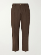 Neighborhood - Wide-Leg Twill Trousers - Brown