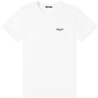 Balmain Men's Eco Small Logo Printed T-Shirt in White/Black
