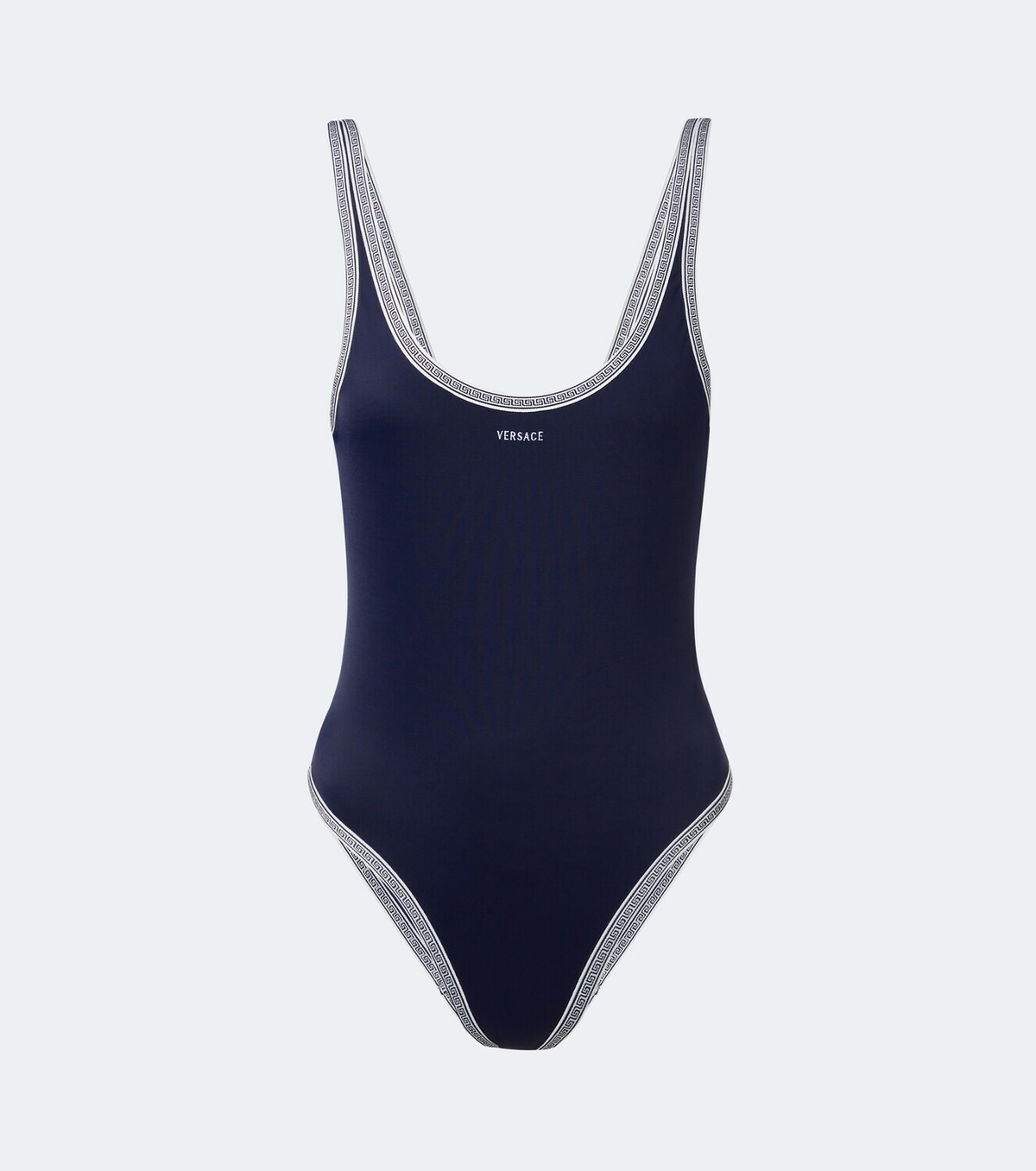 Versace Greca logo embroidered swimsuit