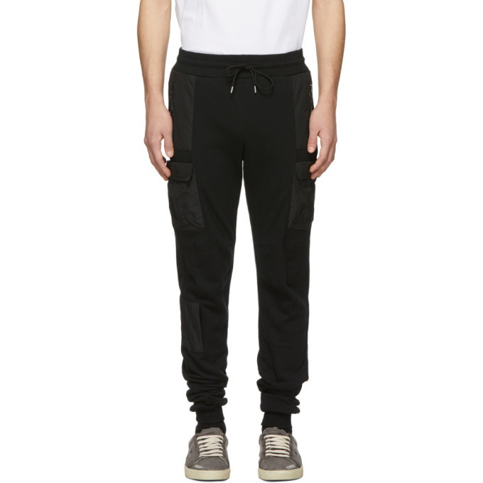 Photo: John Elliott Black Lounge Cargo Pants