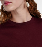 Saint Laurent Wool, cashmere, and silk sweater