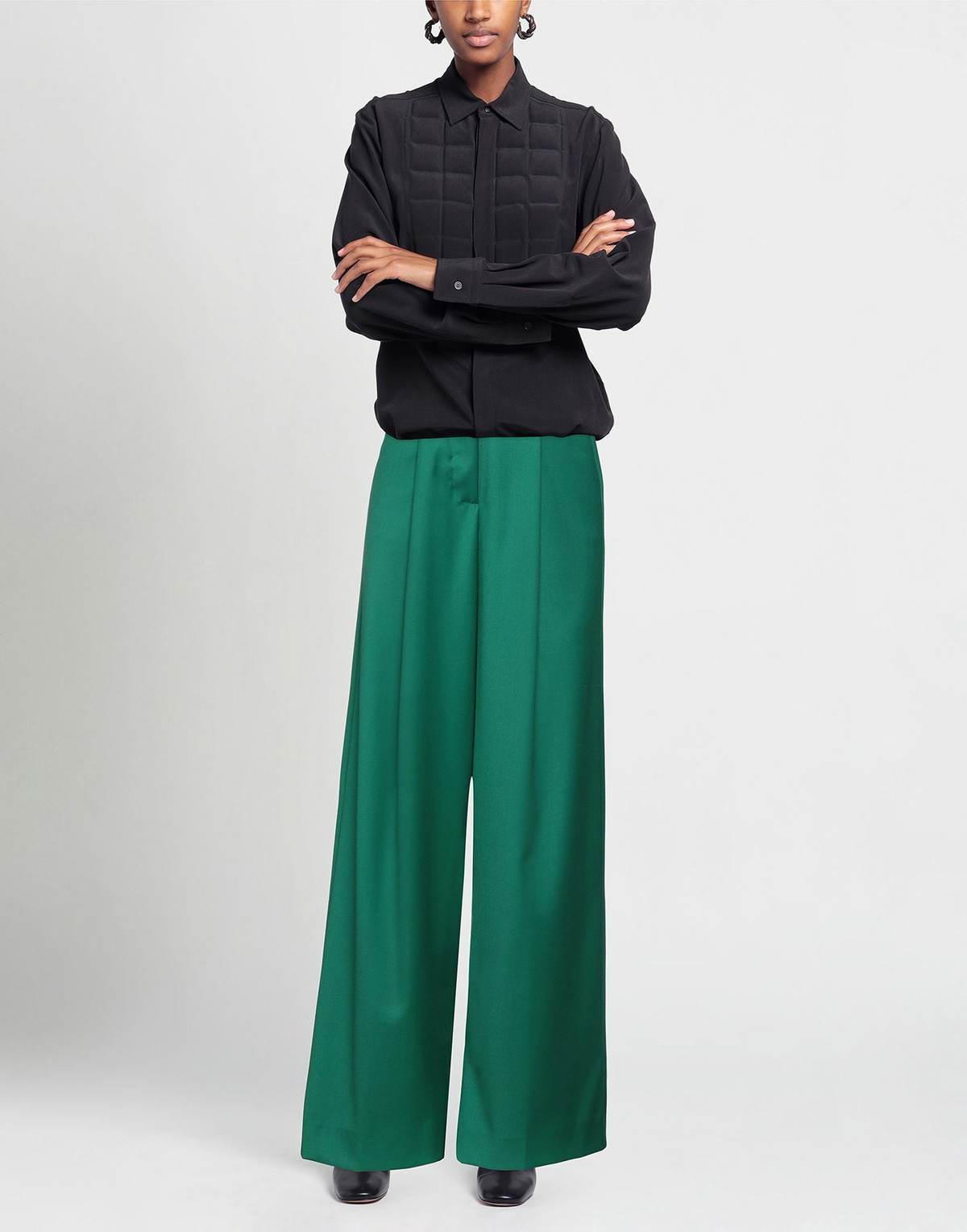 Jijil Womens Pants in Green