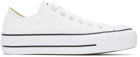 Converse White Chuck Taylor All Star Lift Low Top Sneakers