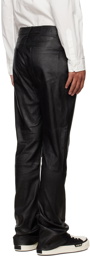 RtA Black Denis Leather Pants