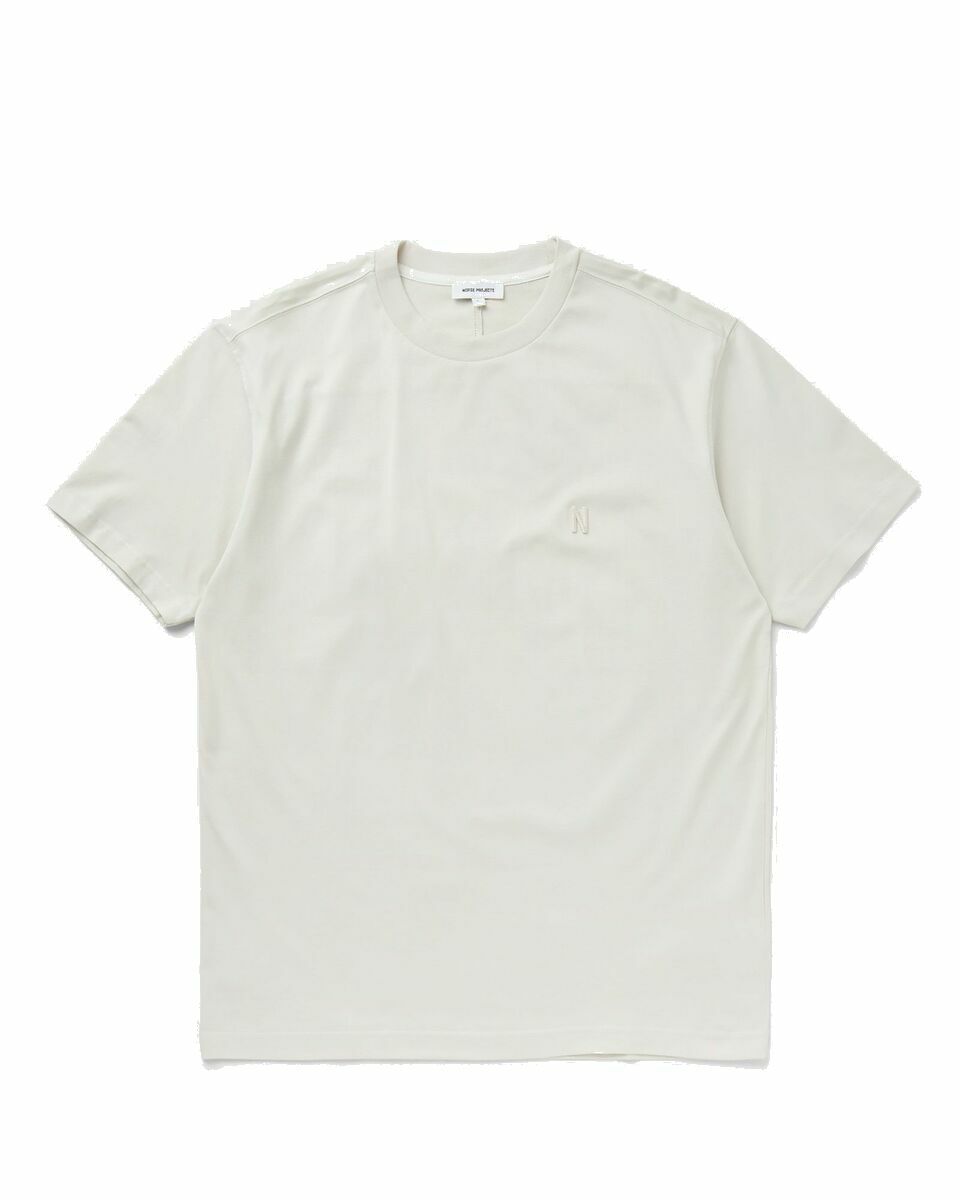 Photo: Norse Projects Johannes Organic N Logo T Shirt White - Mens - Shortsleeves