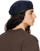 Noah Navy Waterproof Beret