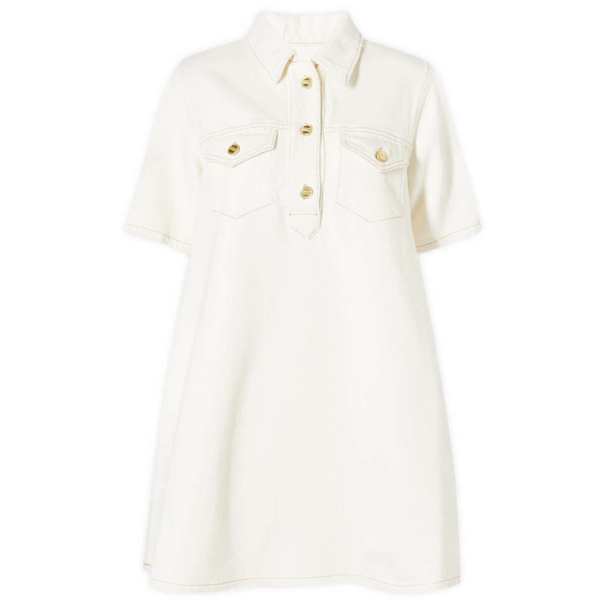 【関税込み】GANNI ホワイト Goddi HW ジーンズ White Goddi HW Jeans by GANNI on Sale